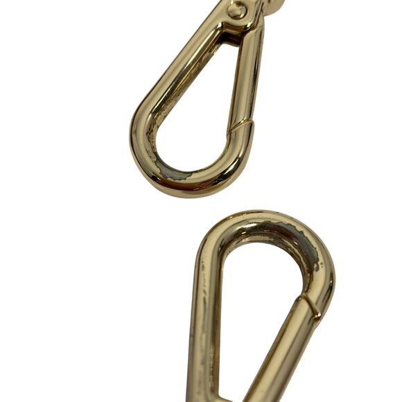 Michael Kors Leather Buckle Replacement Shoulder Strap ONLY Gold Tone Adjustable - Picture 3 of 6